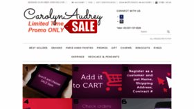 What Carolynaudrey.com website looked like in 2020 (3 years ago)