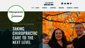 What Chiropracticsolutions.info website looked like in 2020 (3 years ago)