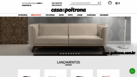 What Casaepoltrona.com.br website looked like in 2020 (3 years ago)