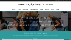 What Christianwomeninbusiness.com.au website looked like in 2020 (3 years ago)