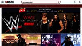 What Celebsleatherjackets.com website looked like in 2020 (3 years ago)