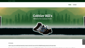 What Cobblerbills.com website looked like in 2020 (3 years ago)