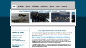 What Capearagoaudubon.org website looked like in 2020 (3 years ago)