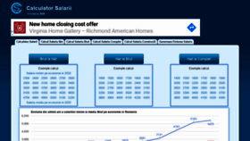 What Calculator-salarii.ro website looked like in 2020 (3 years ago)