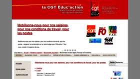 What Cgteduc.fr website looked like in 2020 (3 years ago)