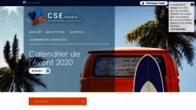 What Csevitalaire.fr website looked like in 2020 (3 years ago)
