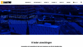 What Calectro.se website looked like in 2020 (3 years ago)