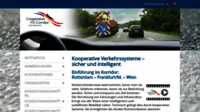 What C-its-korridor.de website looked like in 2020 (3 years ago)
