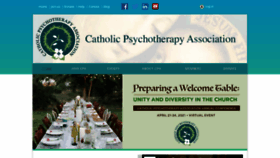 What Catholicpsychotherapy.org website looked like in 2020 (3 years ago)