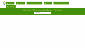 What Camper.help website looked like in 2020 (3 years ago)