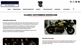 What Classicmotorbikeshow.com website looked like in 2020 (3 years ago)