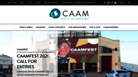 What Caamedia.org website looked like in 2020 (3 years ago)