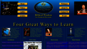 What Christianfinancialconcepts.com website looked like in 2020 (3 years ago)