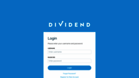 What Customer.dividendfinance.com website looked like in 2020 (3 years ago)