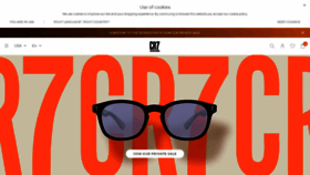 What Cr7-eyewear.com website looked like in 2020 (3 years ago)