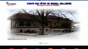 What Comitedesfetes-mesnil-sellieres.fr website looked like in 2020 (3 years ago)
