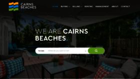 What Cairnsbeachesrealty.com.au website looked like in 2020 (3 years ago)