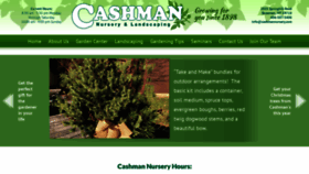 What Cashmannursery.com website looked like in 2020 (3 years ago)