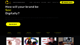 What Creativemediahouse.ae website looked like in 2020 (3 years ago)