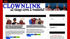 What Clownlink.com website looked like in 2020 (3 years ago)