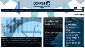 What Conre-1.org.br website looked like in 2020 (3 years ago)