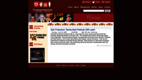 What Croatianamericanweb.org website looked like in 2020 (3 years ago)