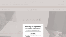 What Casadei.com website looked like in 2020 (3 years ago)