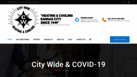What Citywideheatingandcooling.com website looked like in 2020 (3 years ago)
