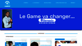 What Camtel.cm website looked like in 2020 (3 years ago)