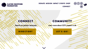What Crawfordfoundation.org website looked like in 2020 (3 years ago)