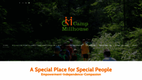 What Campmillhouse.org website looked like in 2020 (3 years ago)
