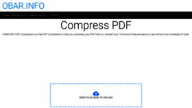 What Compress-pdf.obar.info website looked like in 2020 (3 years ago)