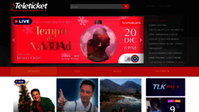 What Compra.teleticket.com.pe website looked like in 2020 (3 years ago)