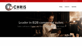 What Chris.my website looked like in 2020 (4 years ago)
