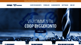 What Coopbyggekonto.no website looked like in 2020 (3 years ago)
