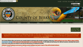 What Co.berks.pa.us website looked like in 2020 (3 years ago)