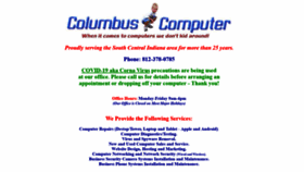 What Columbuscpu.com website looked like in 2020 (3 years ago)