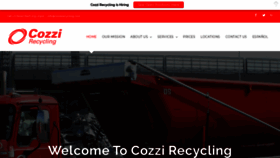 What Cozzirecycling.com website looked like in 2020 (3 years ago)