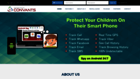 What Convants.com website looked like in 2020 (3 years ago)