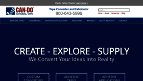 What Can-dotape.com website looked like in 2020 (3 years ago)