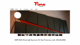 What Caffefioresf.com website looked like in 2020 (3 years ago)