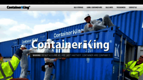 What Containerking.co.uk website looked like in 2020 (3 years ago)