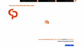 What Collectionpriveegallery.com website looked like in 2020 (3 years ago)