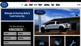 What Courtesyautoandtruck.com website looked like in 2020 (3 years ago)