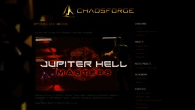 What Chaosforge.org website looked like in 2020 (3 years ago)