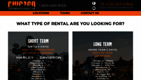 What Chicagomotorcyclerental.com website looked like in 2020 (3 years ago)