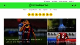 What Campodeportivo.mx website looked like in 2020 (3 years ago)
