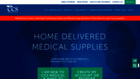 What Ccsmed.com website looked like in 2020 (3 years ago)