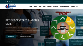 What Centrefordiabetes.com website looked like in 2020 (3 years ago)