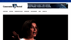 What Conservativerevival.com website looked like in 2020 (3 years ago)